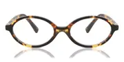 Miu Miu MU04ZS Blue-Light Block VAU08N Women’s Glasses Tortoiseshell Size 50 - Private Health Rebate - Blue Light Block Available