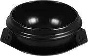 SECFOU Korean Cooking Stone Bowl Ceramic Stew Pot Pot Casserole Large Soup Bowl 1500ml