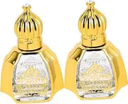 ULDIGI 2pcs Portable Glass Roller Bottles for Essential Oils and Perfume Refillable Travel Bottles Lightweight and Leak Resistant Design for Home Office Beauty Salon