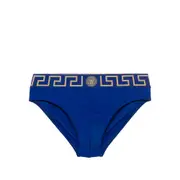 [Versace Underwear] Versace Underwear Greca Border Swim Briefs VI NUMERIC BLUE/GOLD