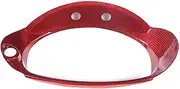 Carbon Fiber Car Dashboard Display Frame Cover Sticker for 86 2022 for BRZ 2022 Trim Interior (Color : Red)
