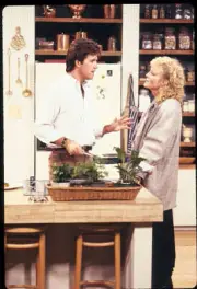 Alan Thicke Joanna Kerns On 1985 Tv Series Growing Pains Old Photo 3