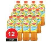 12 Pack, Lipton Ice Tea 500ml No Sugar Peach xx