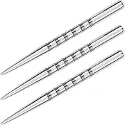 Unicorn Replacement Steel Dart Points | Standard Length or Needle Extra Long | Silver, Black or Gold | 3 Per Pack