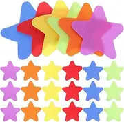 Angoily 30pcs Colorful Floor Spot Circle Stickers - Pastel Classroom Sitting Carpet Spots - Childrens Rug Kids Stickers Puzzles - Non Star Round Area Rug - Nylon