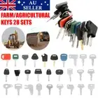 28 PC Excavator Keys Plant Digger Master Set BOBCAT KUBOTA HITACHI JCB KOMATSU