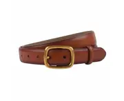 Classic Leather Belts For Women, Joyreap Genuine Leather Womens Belts With Gold Buckle (brown)