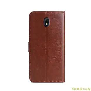 紅米8A手機殼Redmi8A翻蓋式6.22英寸紅皮套M1908C3KE保護套redmi8A全包防摔外殼插卡錢包男女款帶鋼化膜手繩