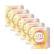 6x 10pc Mulhens 4711 Remix EDC Cologne Refreshing Tissues Neroli/Orange/Zitrone