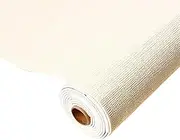 CLSSLVVBN Peel and Stick Wallpaper, Thick Wear-Resistant Flax Texture Wall Paper Roll, 3D Sticky Removable Wallpaper, Waterproof Decorative Vinyl Wrap for Living Room, Kitchen, Beige, 50cmX2.8m