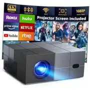 [Electric Focus] Projector with WiFi and Bluetooth, 20000LM Native 1080P