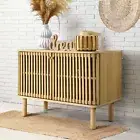 Furb Sideboard Storage Cabinet Buffet w/ 2 Doors Buffet Table