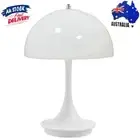 Cordless Touch Mushroom Lamp 3 Colors Dimmable USB Charging LED Lamp (White)