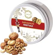 Yamuna Body Butter Luxurious Care with Shea Butter and Cocoa Butter for Dry Skin. Provides Intensive Moisture and a Silky-Soft, Smooth Skin Feeling (50 ml, Nut Magic)
