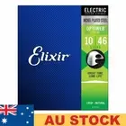 19052 ELIXIR 10-46 Optiweb Nickel Wound Coated Electric Guitar Strings Long Life
