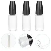 6pcs PET Glue Container Applicator Bottle 10ml Bottle Precision Tip Bottle