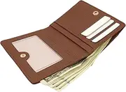 [kivrimlarv] Leather Women's Wallet | Stylish Women’s Wallet | Functional Women's Purse | Coin Pocket Wallet | Zippered Wallet for Women | Slim Women's Wallet | Wallet with Card Slots