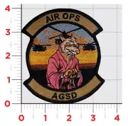 OFFICIAL 29 PALMS AGSD AIR OPS HOOK & LOOP EMBROIDERED PATCH