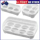 3/4/8 Grid Egg Holder Stackable Eggs Storage Box BPA Free Egg Keeper for Fridge