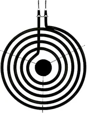 316442301 Electric Range Burner Element Surface 8'' Cooktop Heating Element 5 Turns 2600W 232186 Stove Burner Replacement for Fri-gidaire Ken-More WHI-rlpool AP4356467 79090313014