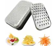 Multifunctional Vegetable Grater With Cheese Grater With Container For Peeling And Grating Vegetables, Fruits, Cheese (Square)