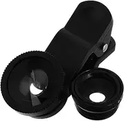 Enhance Your Phone Camera 3-in-1 Fisheye Wide Angle Macro Lens Kit Compact Universal Fit