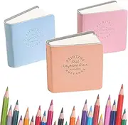 Small Sketchbook | Drawing Book Hardcover, 48 Pages 3 Units 5 x 5 Cm Portable For Travel