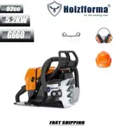 92CC G660 Chainsaw WT Goggles Hearing Protectors ABS Safety Helmet