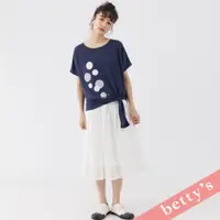 在飛比找蝦皮商城優惠-betty’s貝蒂思(31)甜美鏤空蕾絲鬆緊腰長裙(白色)