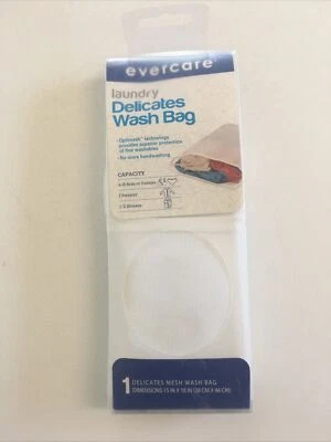 Evercare Laundry Delicate Wash Bag Large Fine Mesh Optimesh Lingerie Bra Care