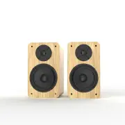 Silcron SLR07 Wireless Active Bookshelf Speakers with HDMI ARC - Pine