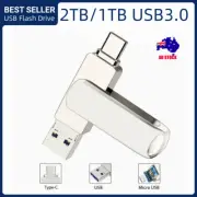 USB3.0 Mini Flash Drive 2TB 1TB 64G Dual 3 In1 Type C Memory USB Stick Pen Drive
