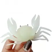 Fishing Crab Soft Lure White/Red Crab Soft Lure PVC Sea Fishing Equipment Trap