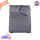 Queen Bed Sheets Set - 4 Piece Microfiber Bedding - Fade & Shrinkage Resistant