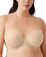 Wacoal Women's Red Carpet Full Figure Underwire Strapless Bra, Sand Nude 5, 36C