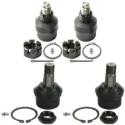 MOOG Front Lower & Upper Ball Joints Kit Set of 2 For Jeep Cherokee CJ5 Commando (for: Jeep)
