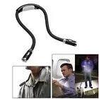 2Pcs LED Flexible Handsfree Hug Neck Reading Book Light Torch Flashlight (Black)