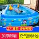 。孩子游泳桶夏季游泳池庭院玩具充氣宿舍嬰兒家用透明寶寶幼兒園