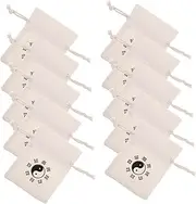 CORHAD 10pcs Skipping Rope Storage Bags Handmade Present Sachet Fragrance Bag Jewelry Bag Linen Jewelry Drawstring Bags Linen Candy Bag Sachet for Presents DIY Fabric