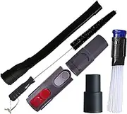 Dryer Vent Cleaner Kit 28 Inch Cleaner Lint Trap Flexible Refrigerator Coil Brush and Vacuum Hose Attachment Set for Vacuum Hoses 1 1/4 inches or Less (6 Pack)