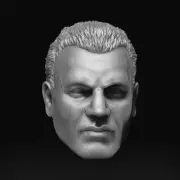 Jace Malcom v2 Republic Trooper custom head for 4" 6" 7" 12" Star Wars figures