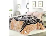 Bedding King Super Soft 4kg 220 x 240 Mink Blanket - Golden Embrace