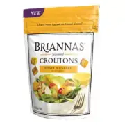 Croutons Honey Mustard 5 Oz (Case Of 6) By Briannas