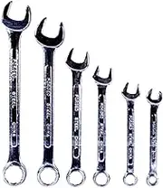 Leona Co 6-Piece Premium Combination Wrench Set, Chrome Vanadium Steel, Long Pattern Design | Include Metric Sizes 8-19mm