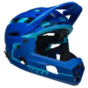 BELL Super Air R Spherical MIPS MTB Helmet (Matte/Gloss Blues) (Medium) 7138144