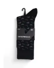 Emporio Armani Underwear EA Logo Socks One Size Men Black Underwear