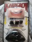 SCARECROW RETRACTABLE VAMPIRE FANGS DEFAULT DOWN HALLOWEEN COSTUME NEW