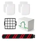 2+1 Filter + Soft Brushroll Kit Compatible with Shark Stratos Upright Vacuum ...