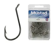 100 x Mustad 92554 2x Strong Nickle Plated Octopus Fishing Hooks