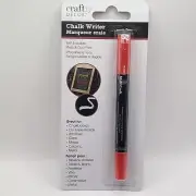 Chalk Writer Wet Erasable Writes On Chalkboard Windows Glass Mirror Metal Red